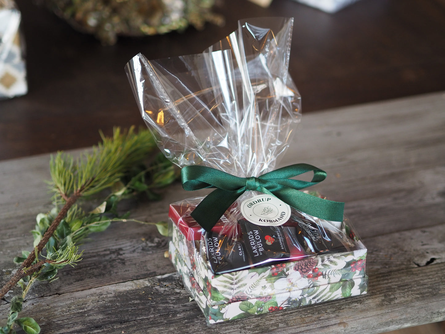 Lille gaveæske med Chokolade & Lakrids