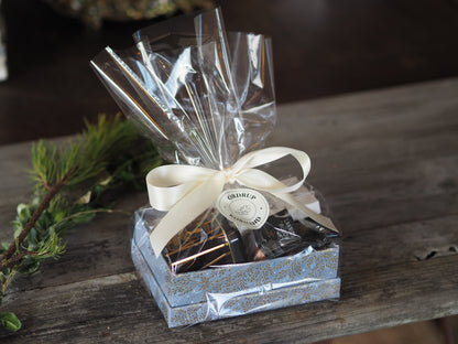 Lille gaveæske med Chokolade, Te & Lakrids